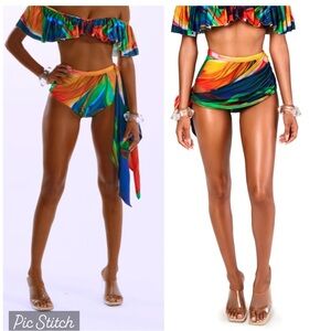 NEW! BFyne Zoey two ways to wear high waist bikini bottom